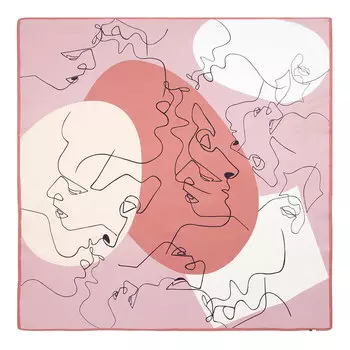 Шелковый шарф средний