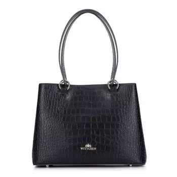 Сумка-сундук из кожи с крокодиловой текстурой