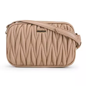 Женская гофрированная сумка через плечо