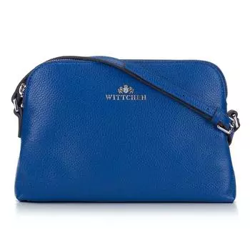 Женская сумка через плечо из кожи трапециевидной формы