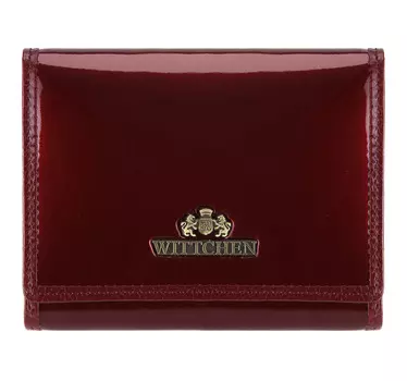 Женский кошелек из лакированной кожи среднего размера