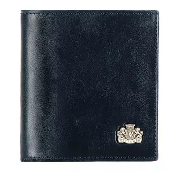 Женский кожаный кошелек с гербом на застежке