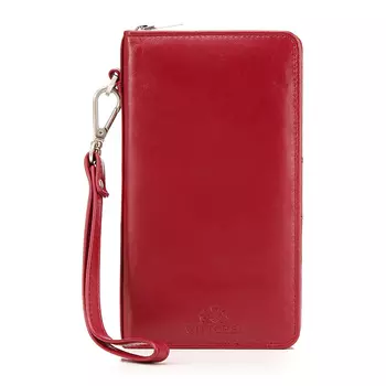 Женский кожаный кошелек с карманом для телефона