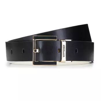 Женский кожаный ремень с логотипом