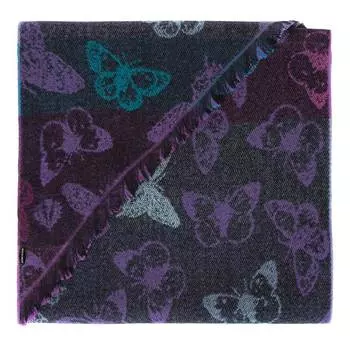 Женский шарф с бабочками