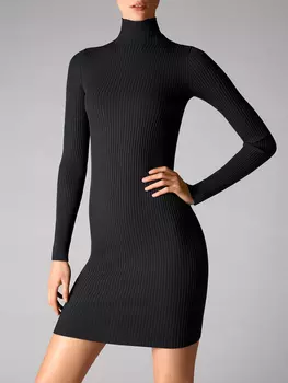 viscose rib dress