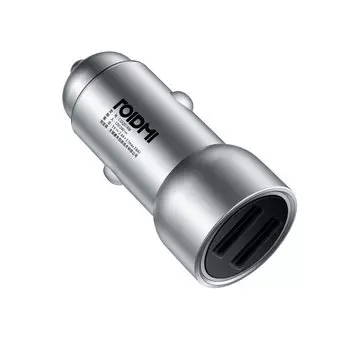 АЗУ Roidmi Car Charger 2USB 3,6A Silver (CDQ01RM)