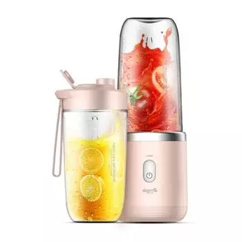Блендер Xiaomi Deerma Fruit Cup 400ml Pink DEM-NU05