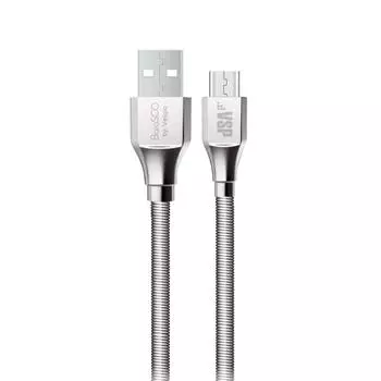 Дата-кабель USB - micro USB, 3А, 1м, в металлической оплетке BoraSCO VSP