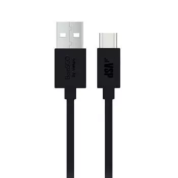Дата-кабель USB - Type-C 2A,3м Черный BoraSCO VSP