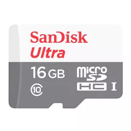 Карта памяти SanDisk Ultra microSDHC + SD Adapter 16GB 80MB/s Class 10