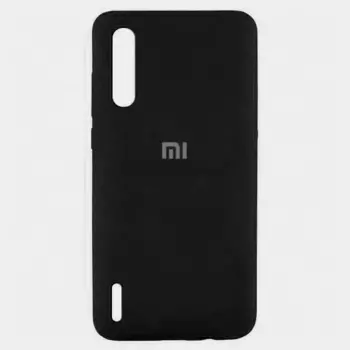 Накладка Silicone Case для Xiaomi Mi 9 Lite (Черный)