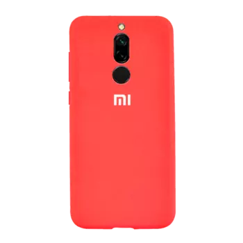 Накладка Silicone Case для Xiaomi Redmi 8 (Красный)