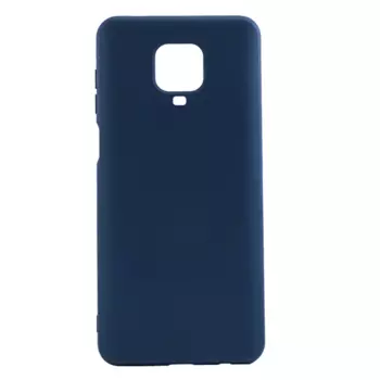 Накладка Silicone Case для Xiaomi Redmi Note 9S/Note 9 Pro (Темно-синий)