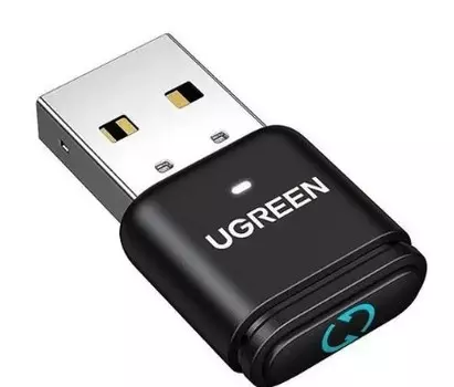 Адаптер Bluetooth UGREEN BT301 35994_ с эмулятором движения мышки USB-A Bluetooth 5.4 Adapter with Mouse Jiggler Function. Цвет: серый