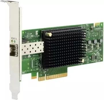Адаптер Broadcom LPE32000-M2 Gen 6 (32GFC), 1-port, 32Gb/s, PCIe Gen3 x8, LC MMF 100m, трансивер установлен