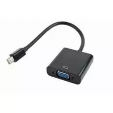 Адаптер Cablexpert A-mDPM-VGAF-02 miniDisplayPort - VGA, 20M/15F, длина 15см, черный, пакет