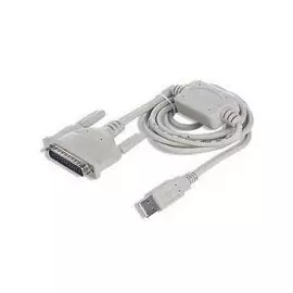 Адаптер Gembird UAS112 DB25M/AM, 1.8м, блистер