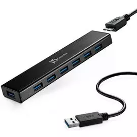 Адаптер j5create JUH377 USB 3.0 7-Port HUB