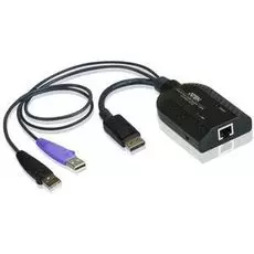 Адаптер KVM Aten KA7169-AX KVM DisplayPort USB, 50 метр., 1xUTP Cat5e, для подкл.комп.к перекл.KH15x