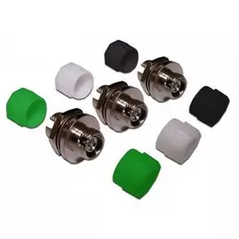 Адаптер Lanmaster LAN-SC/NF-AM-APC оптический SC/APC без фланцев, SM, симплексный