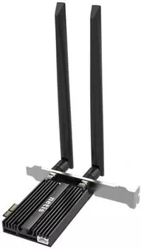 Адаптер netis F1 Wi-Fi 802.11ax, 2.4ГГц/5ГГц, 2*5dBi, PCI-E