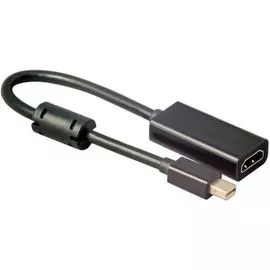 Адаптер переходник GCR MDP2HD2 GCR-50930 для Apple mini DisplayPort 20M, HDMI 19F, черный (33-050565) (33-050572)