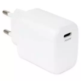 Адаптер питания Cablexpert MP3A-PC-29 QC 2.0/3.0, PD, 100/220V, 1*USB Type-C порт 5/9/12V, белый