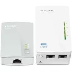 Адаптер powerline TP-LINK TL-WPA4220KIT Wi-Fi 300Mbps, 802.11b/g/n, 2UTP, Powerline 600 Мбит/с, 2 шт в комплекте