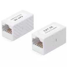 Адаптер проходной Cabeus CA-8p8c-C5e RJ45-RJ45/8p8c, кат 5е, неэкранированный