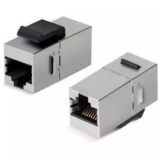 Адаптер проходной Cabeus CA-KJ-8p8c-C6-SH Keystone, RJ45-RJ45/8p8c, кат 6, экранированный