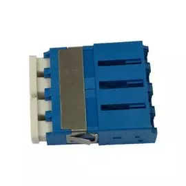 Адаптер проходной Lanmaster LAN-4LCS/SH-AM-OM3 LC OM3, со шторкой, корпус SC, квадро