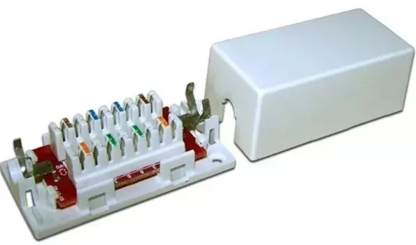 Адаптер проходной Lanmaster LAN-CNB-UTP6A соединительный модуль, неэкранированный, кат.6A