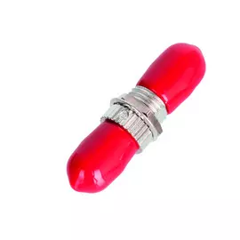 Адаптер проходной NikoMax NMF-OA1UN-SC-ST волоконно-оптический, переходной, универсальный SM/MM, SC-ST, одинарный, латунный, металлик