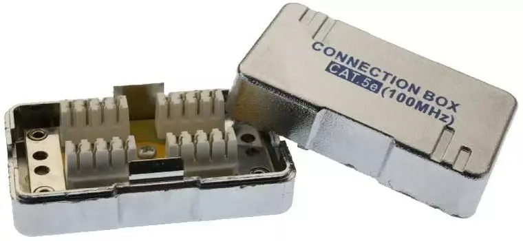 Адаптер проходной SUPRLAN 10-0314-1 RJ45 кат.5E UTP стальной