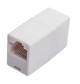 Адаптер проходной SUPRLAN 10-0337-1 KeystoneRJ45 кат.5E UTP бронз. Бежевый