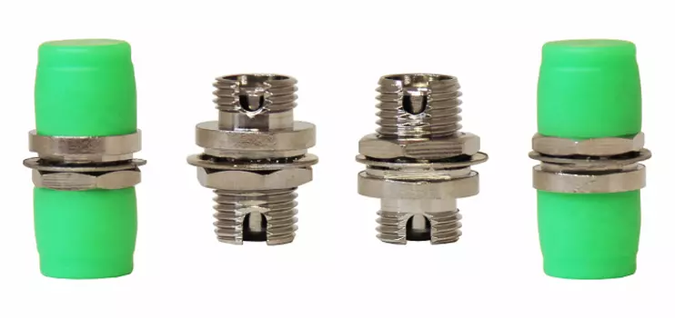 Адаптер проходной TELCORD AD-FC/APC-D11-Stamp оптический, FC/APC D-Type, 11мм, штамп.