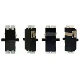 Адаптер проходной TELCORD AD-LC/SM-DX-BK оптический, duplex LC/SM (SC-type), корпус черный