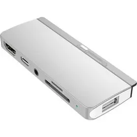 Адаптер Red Line Type-C 6 in 1 УТ000018773 для iPad Pro, металл, серебристый