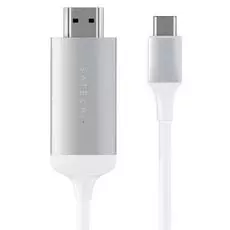 Кабель Satechi ST-CHDMIS USB Type-C to HDMI, поддержка разрешения 4K, длина 1.8м, серебряный