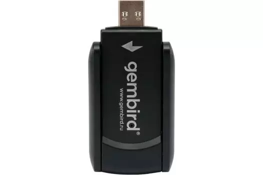 Адаптер сетевой Gembird WNP-UA-020 WiFi, BT двухдиапазонный с антеннами,1300 Мбит,USB,802.11b/a/g/nc