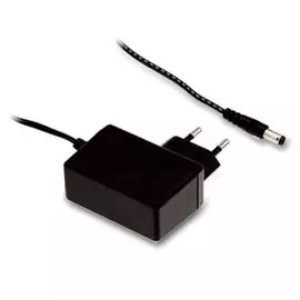 Адаптер сетевой Mean Well SGA12E05-P1J настенный, 12Вт, вход 90...264B AC 47...63 Гц, выход 5B/2.4A, изоляция 3000В AC, 62.2x27.4x39.5мм, -20...+60°С,