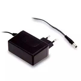 Адаптер сетевой Mean Well SGA25E12-P1J 25Вт, вход 90...264B AC 47...63 Гц, выход 12B/2.08A, изоляция 3000В AC, 75.5x32x47.5 мм, -20...+60°С, выходной