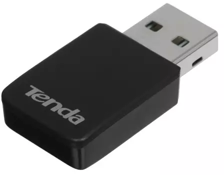 Адаптер Tenda U11 двухдиапазонный Wi-Fi, 2,4/5 ГГц, до 900 Мбит/с, подключение USB, внутренняя антенна