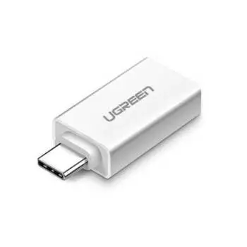 Адаптер UGREEN 30155_ USB-C to USB 3.0 A female, белый