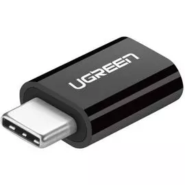 Адаптер UGREEN 30391 USB-C to micro USB, черный