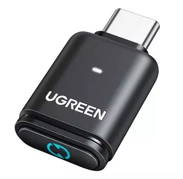 Адаптер UGREEN BT501 45008_ USB-C Bluetooth Transmitter Audio Adapter For PC/PS5/Switch. цвет: серый