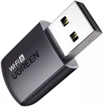 Адаптер UGREEN CM762 35264_ AX900 USB-A Dual Band Wi-Fi Adapter. Цвет: черный