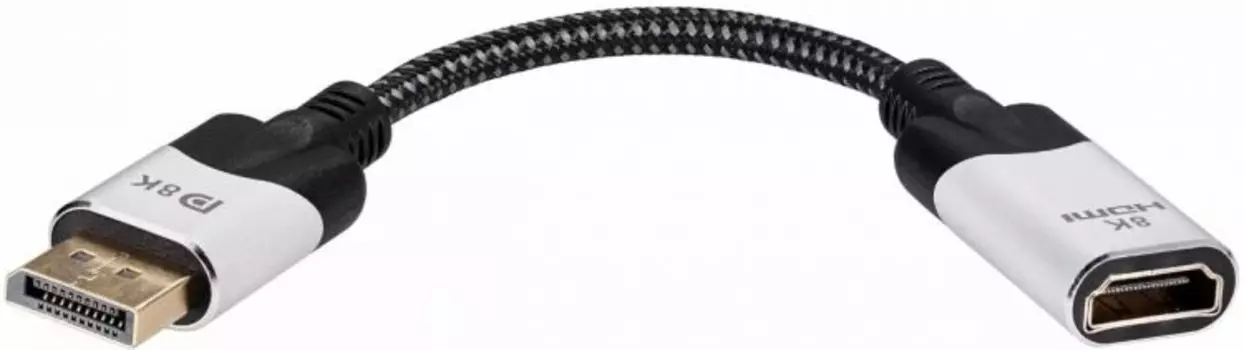 Адаптер VCOM CG6218M-0.15 DP(M)/HDMI(F) 0.15m 8K/60Hz