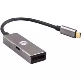 Адаптер VCOM CU453 USB 3.1 Type-C (m)-DP (f), 4K/60Hz, PD charging, aluminum shell